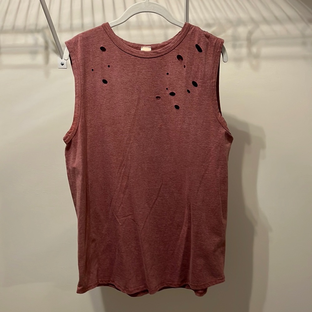 Distressed tank